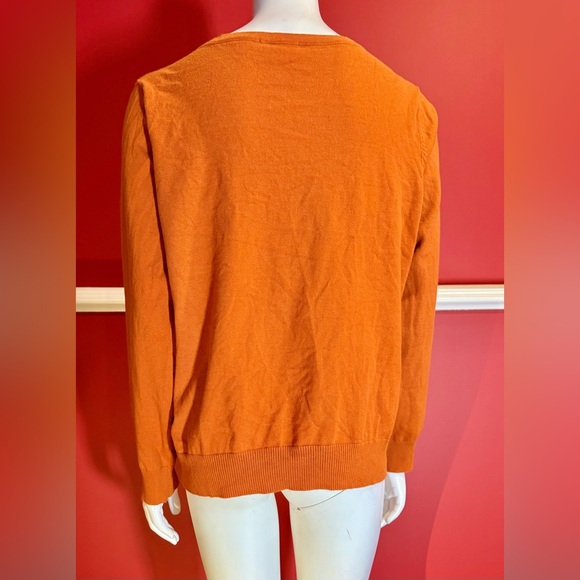 Northern Reflections Orange Rust Cardigan - Picture 2 of 6